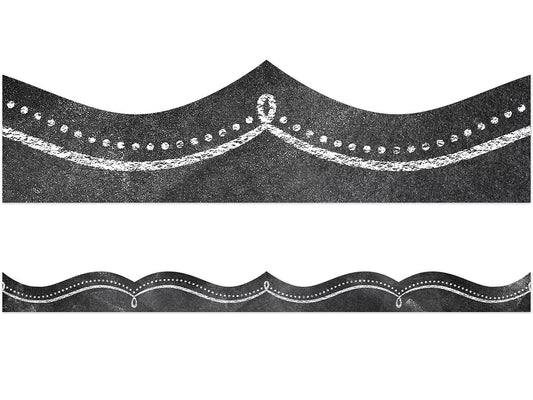 Chalk It Up! Dotted Swirl Border - US 2630