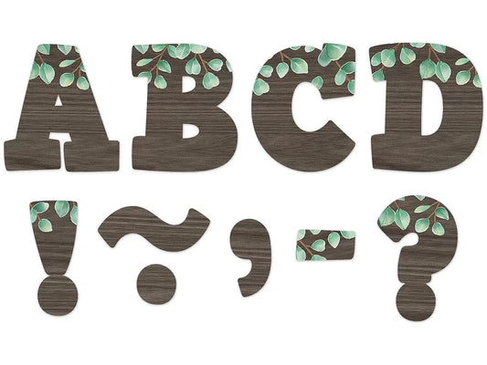 Eucalyptus 3" Magnetic Punch-Out Letters - US 7015