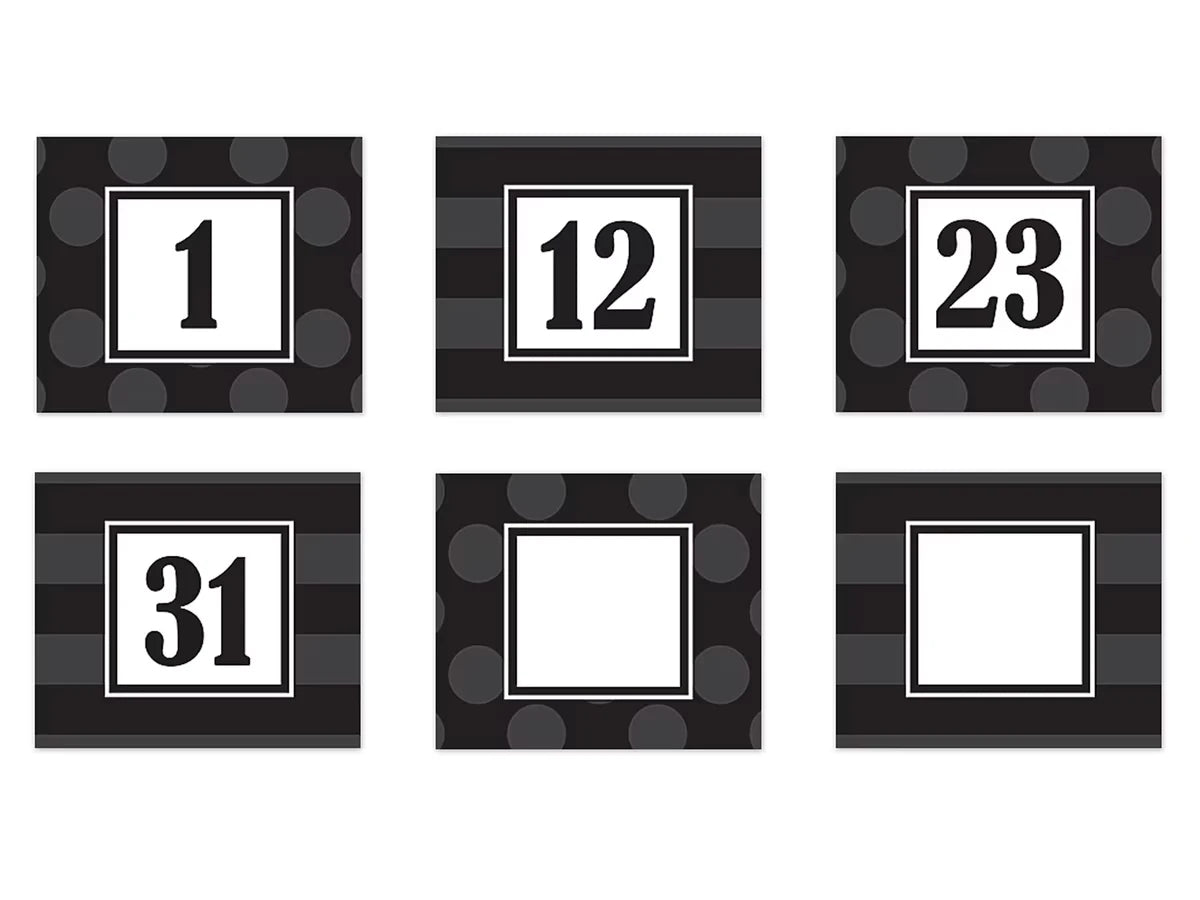 Sassy Double-Sided Calendar Mini Accents - US 2945