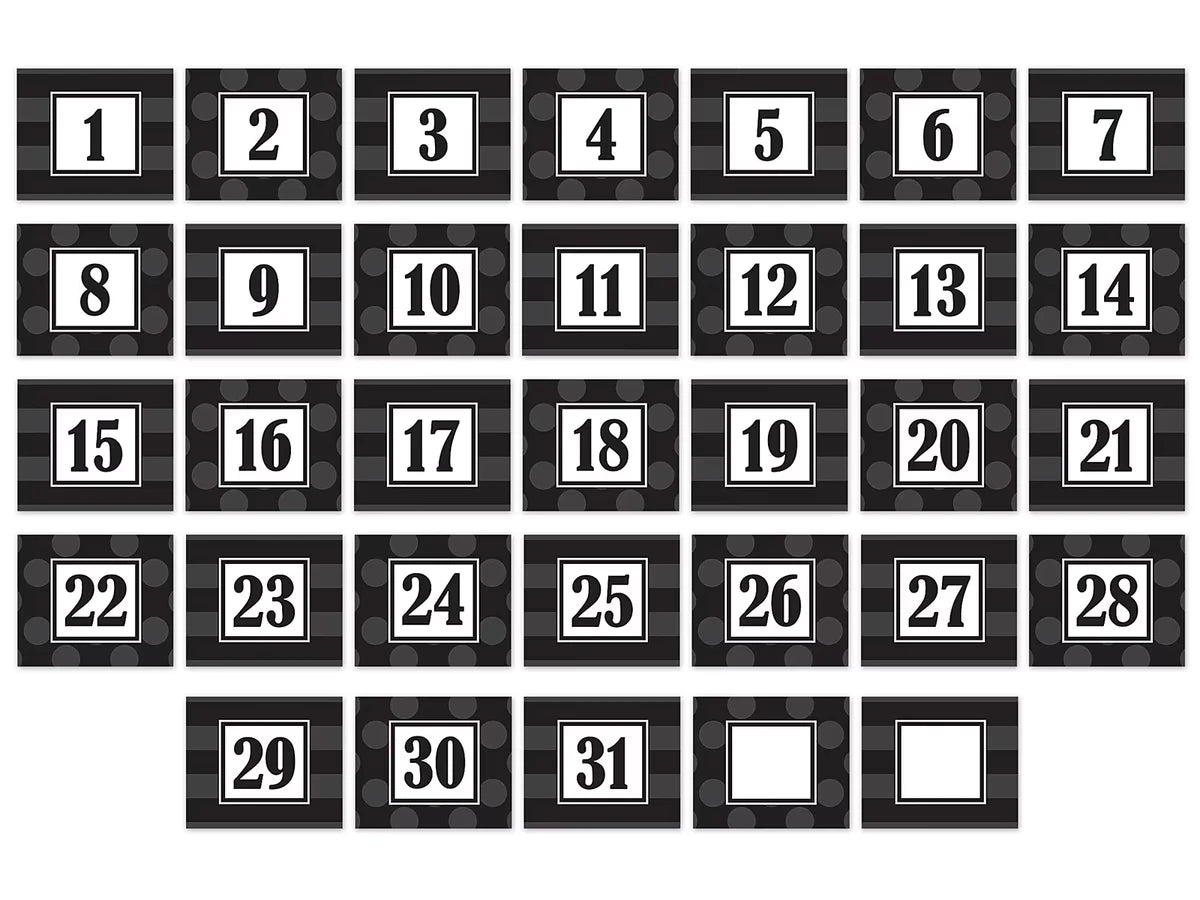 Sassy Double-Sided Calendar Mini Accents - US 2945