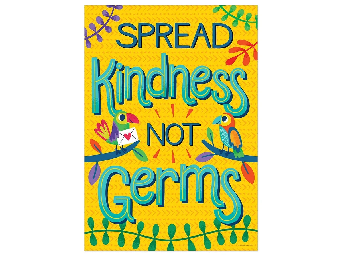 One World Spread Kindness Not Germs Poster - US 3015