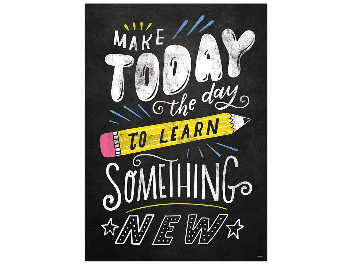 Chalk It Up! Make Today the Day Poster - US 6105