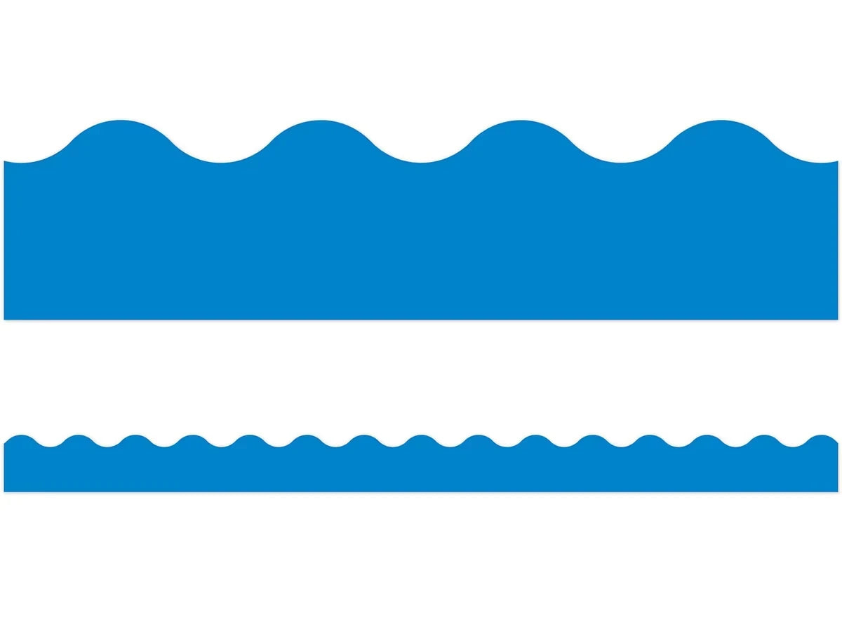 Blue Scalloped Border - US 2241