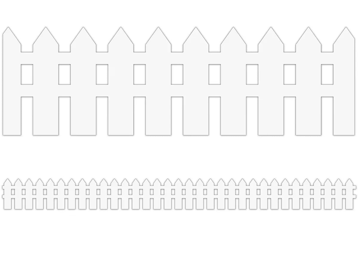White Picket Fence Border - US 6888