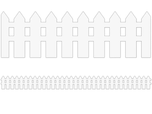 White Picket Fence Border - US 6888