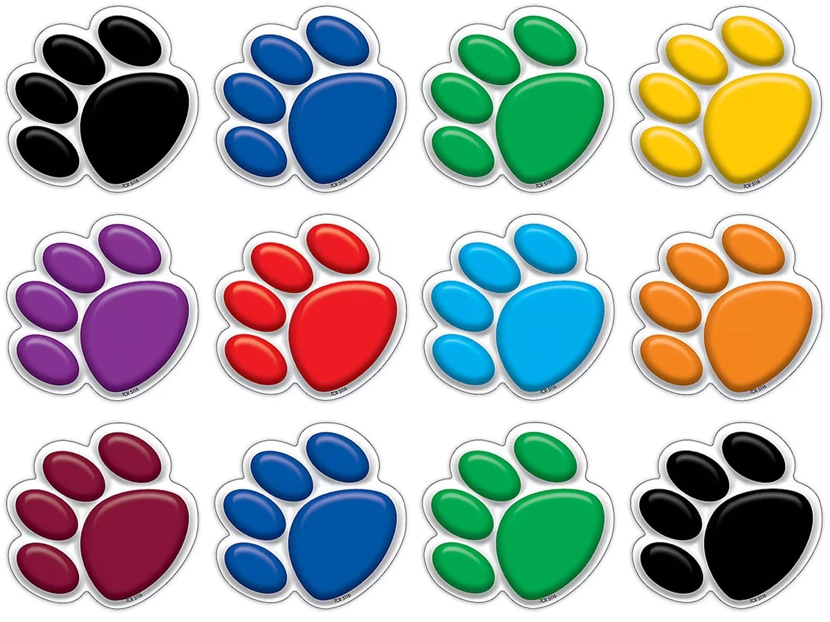 Paw Print Mini Accents - US 7122