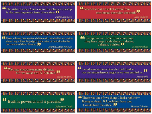Famous African American Quotes Bulletin Board Set - US 2844
