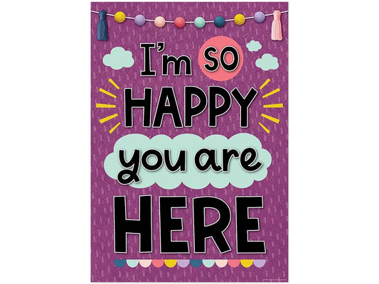 Oh Happy Day! I’m So Happy You Are Here Poster - US 9659