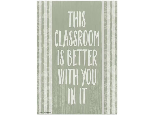 Classroom Cottage Better with You Poster - US 3066