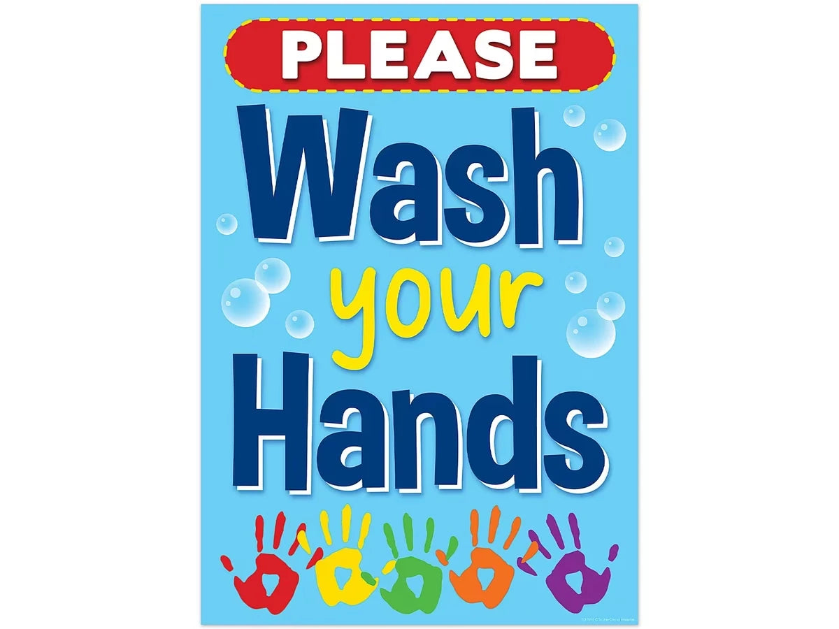 Please Wash Your Hands Poster - US 1629