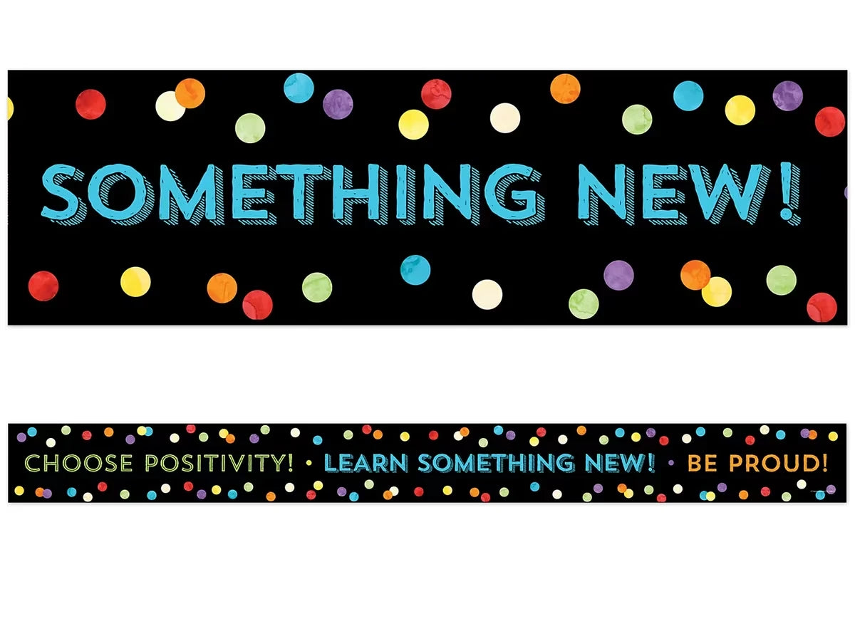 Celebrate Learning Think Positive Border - US 4833
