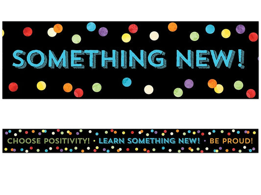 Celebrate Learning Think Positive Border - US 4833