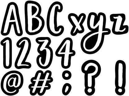 Bold & Bright 4" Punch-Out Letters - US 4139