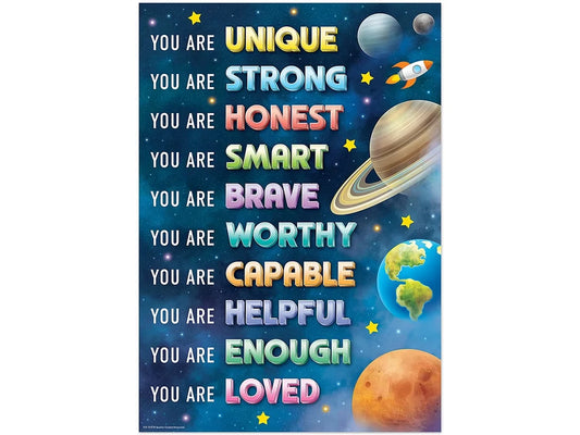 Outer Space Crew You Are Unique Poster - US 3043