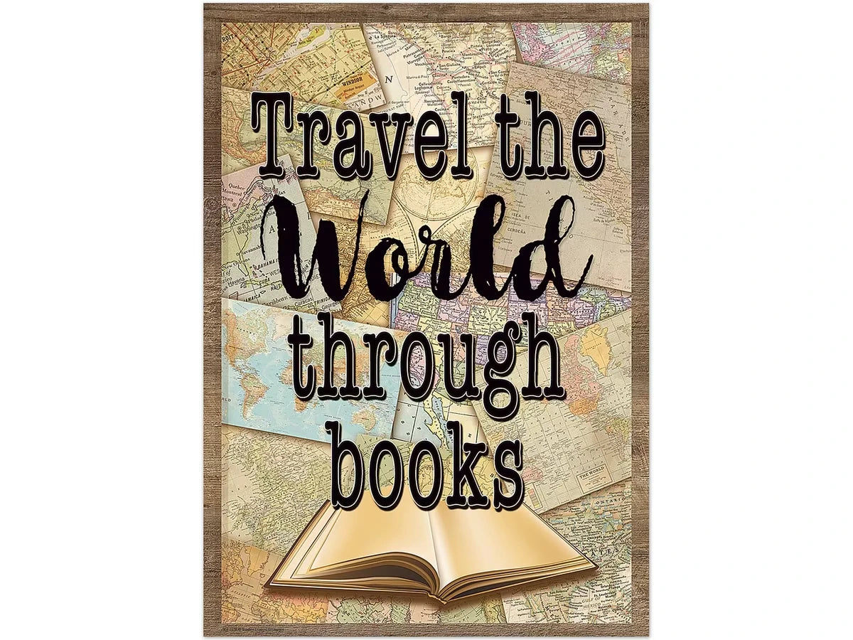 Travel the Map! Books Poster - US 2027