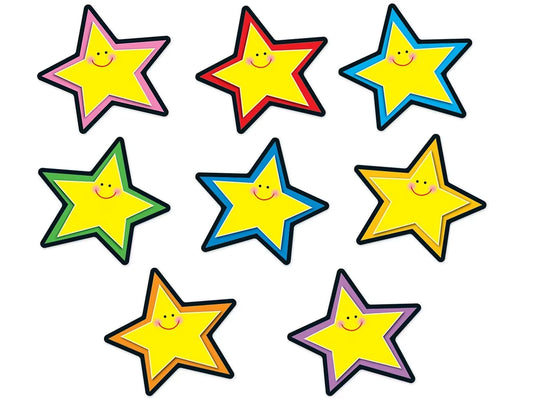 Happy Stars Yellow Accents - US 8944