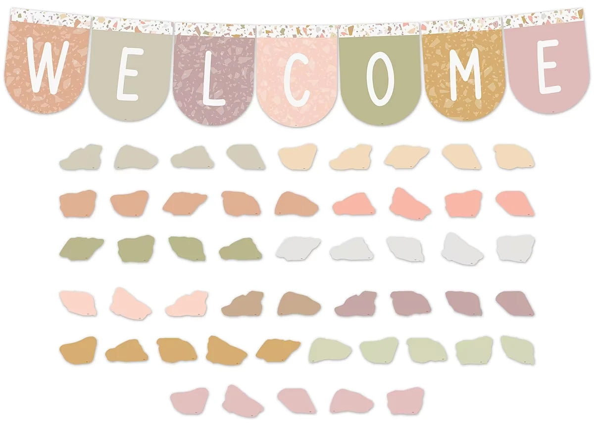 Terrazzo Tones Welcome Bulletin Board Set - US 2547