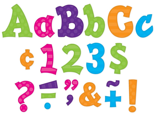 Sassy 5" Punch-Out Letters - US 7159