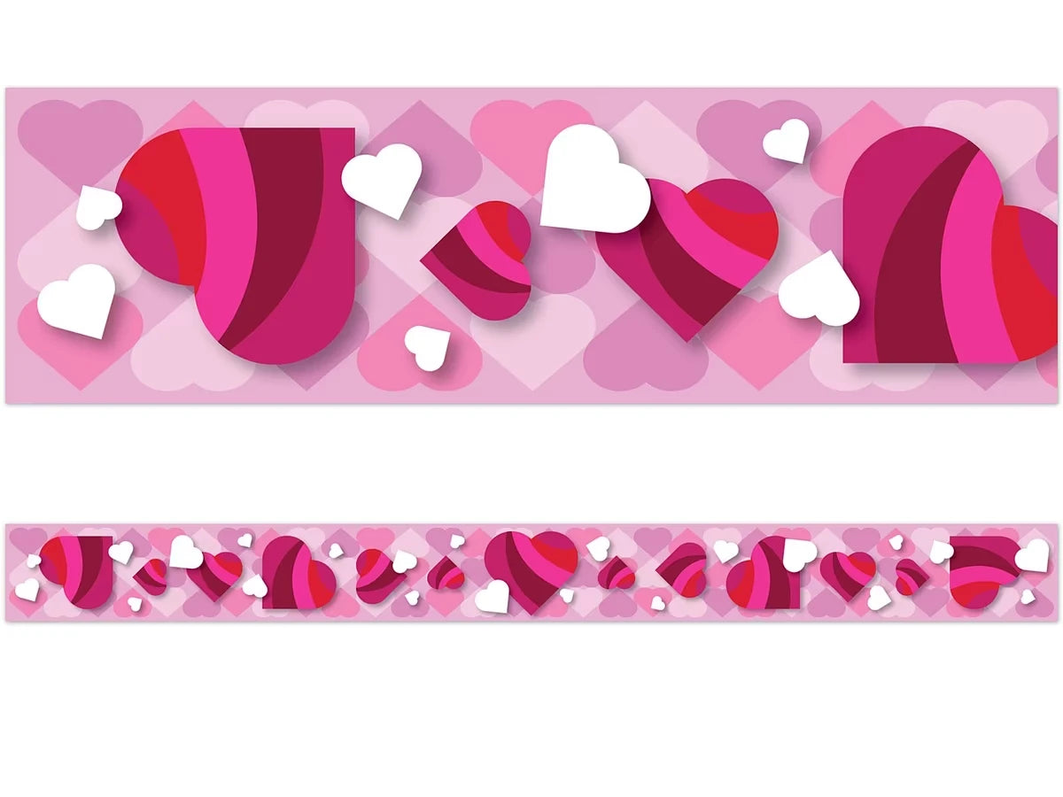 Hearts & Clovers Double-Sided Holiday Border - US 3511