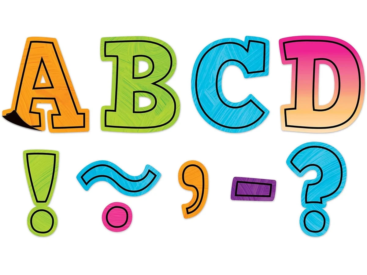 Brights 4Ever 3" Magnetic Punch-Out Letters - US 9760