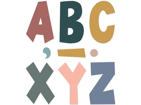 Wonderfully Wild 7" Punch-Out Letters - US 5715