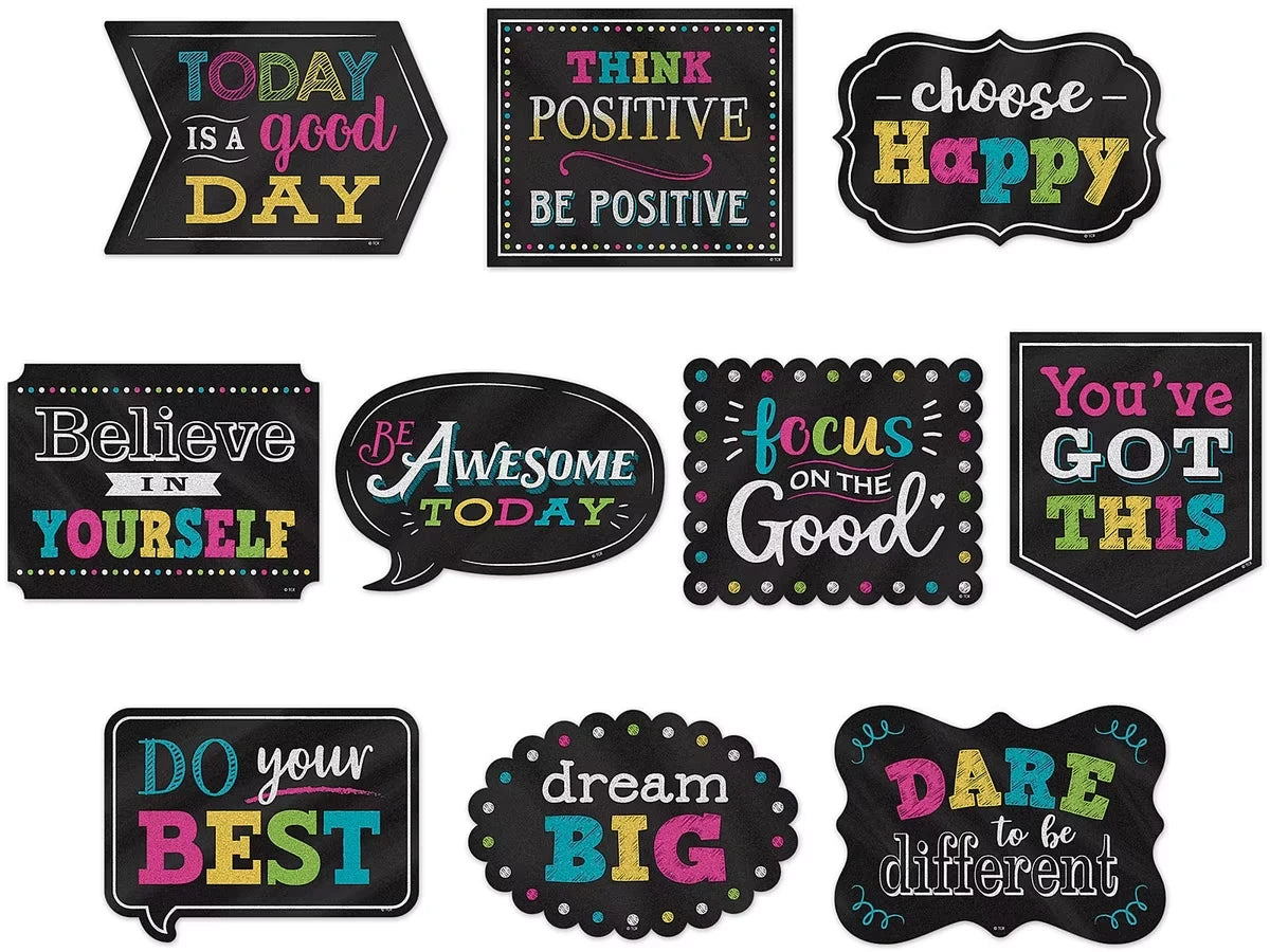 Chalkboard Brights Motivational Accents - US 5611