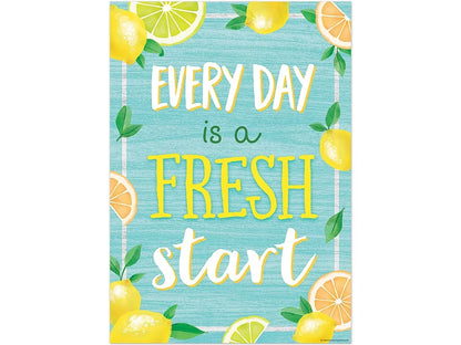 Lemon Zest Every Day Is a Fresh Start Poster - US 3574