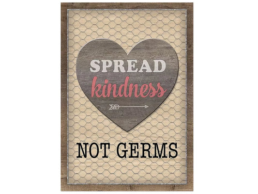 Home Sweet Classroom Spread Kindness Not Germs Poster - US 5262