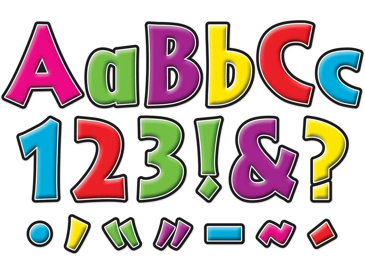 Neon 4" Punch-Out Letters - US 9382