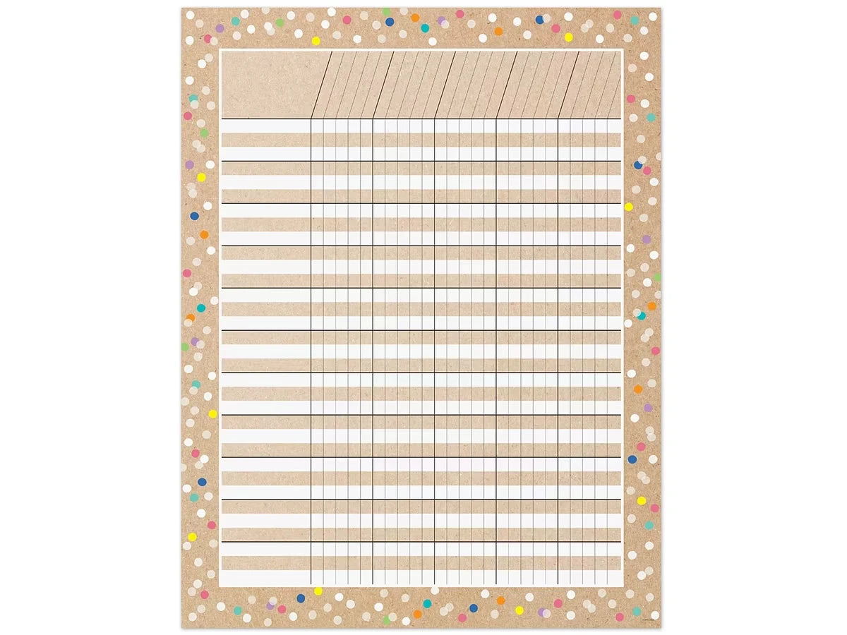 Krafty Pop! Incentive Chart - US 3665