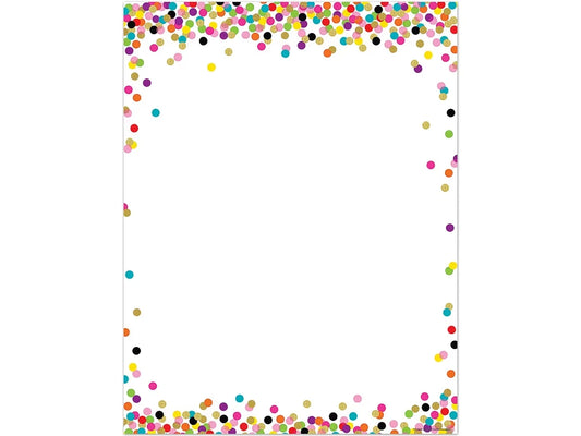 Confetti Blank Poster - US 4757