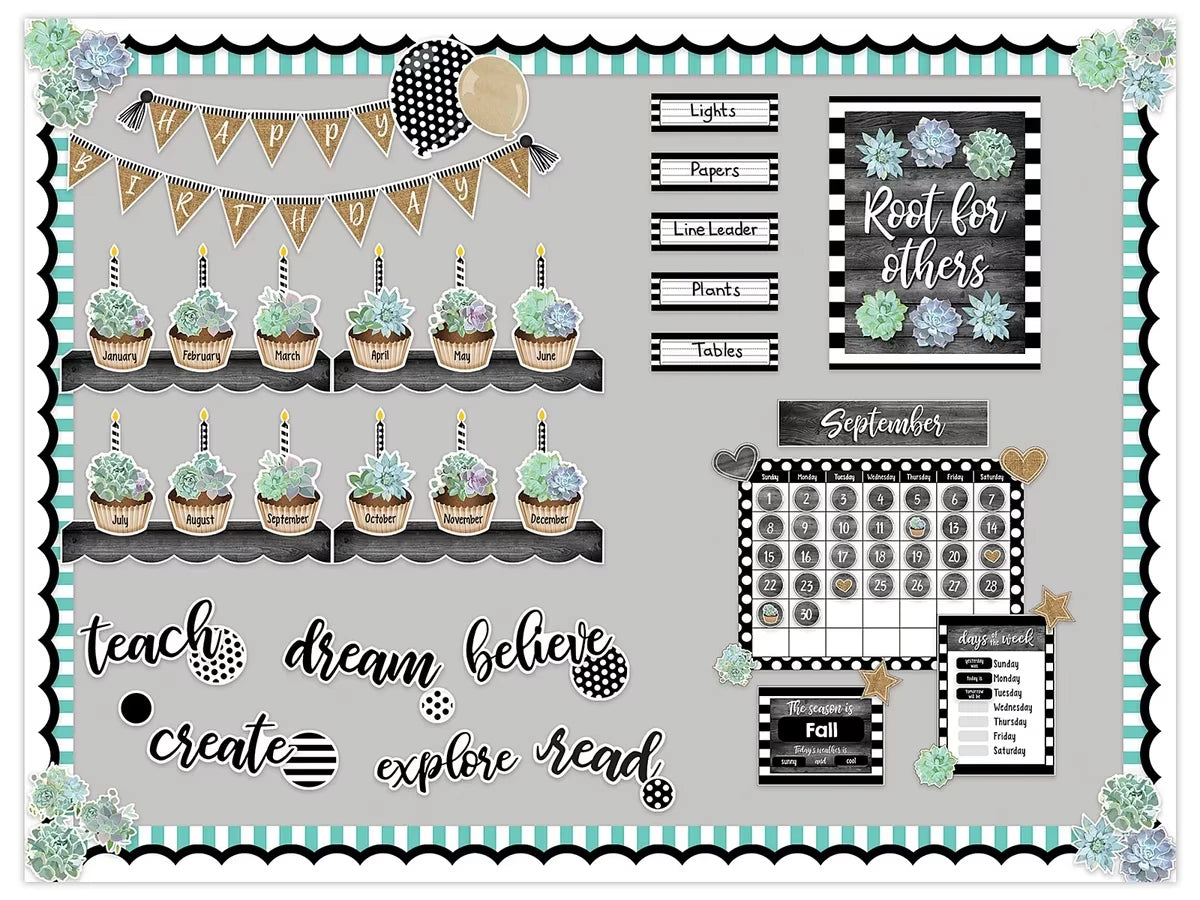Simply Stylish Bulletin Board Set - US 9667
