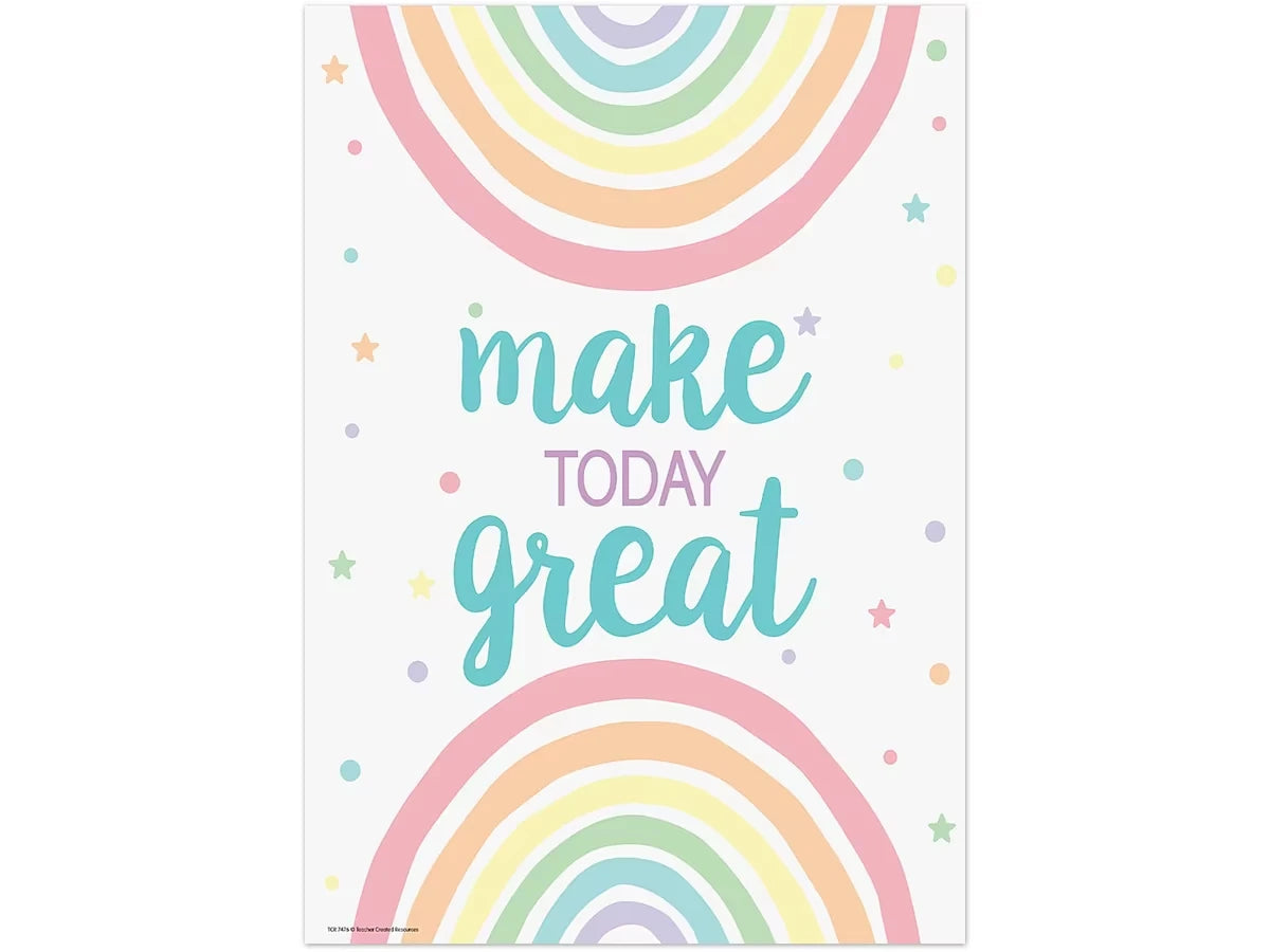Pastel Pop Make Today Great Poster - US 5624