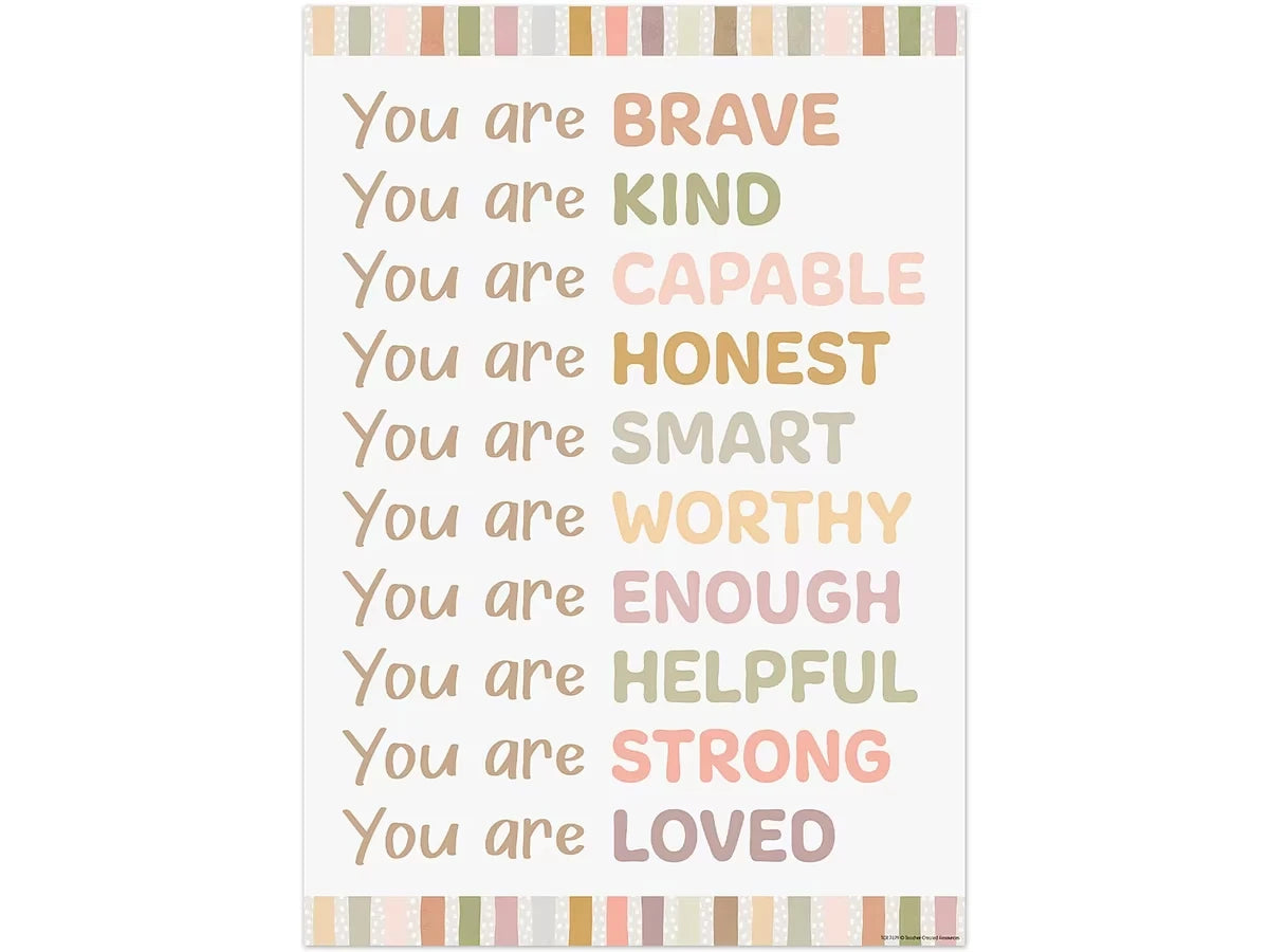 Terrazzo Tones You Are Poster - US 4336
