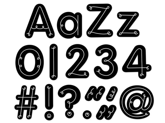 Loop-De-Loop 4" Punch-Out Letters - US 9538