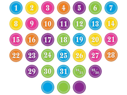 Bright Circle Calendar Mini Accents - US 8749