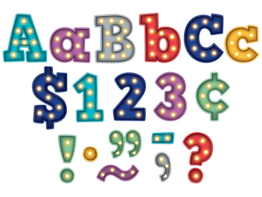 Marquee 4" Punch-Out Letters - US 7263