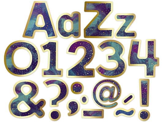 Galaxy 4" Punch-Out Letters - US 3061