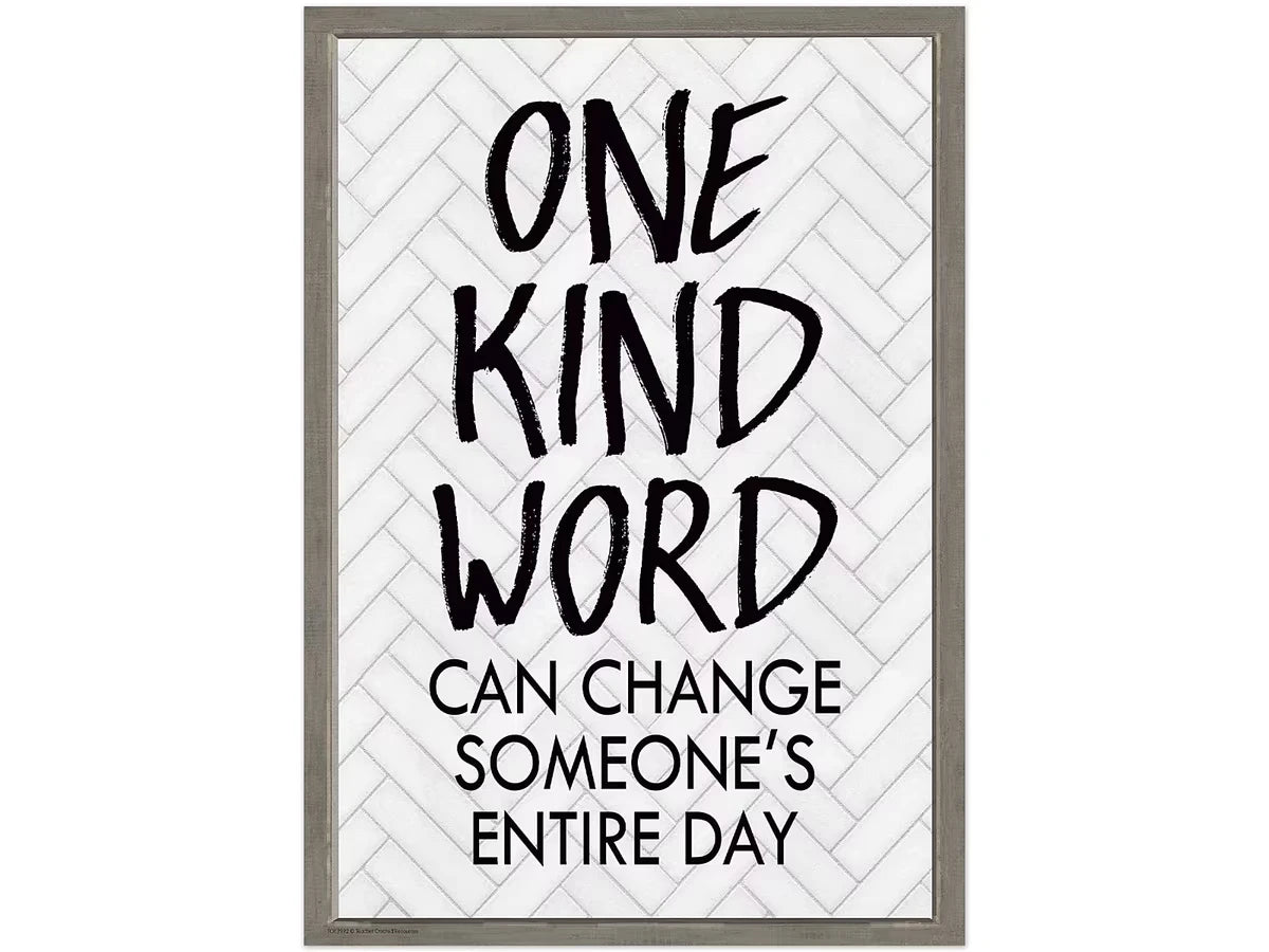 Modern Farmhouse One Kind Word Poster - US 3992