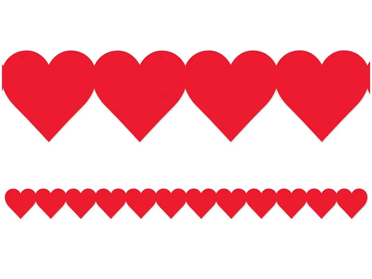 Red Heart Border - US 5833