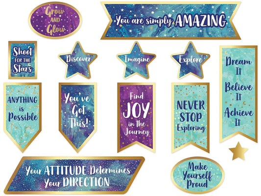 Galaxy Motivational Bulletin Board Set - US 5701