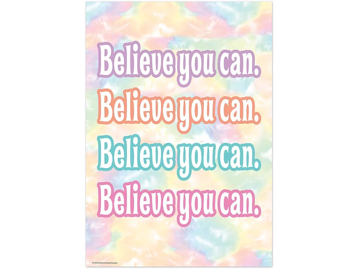 Pastel Pop Believe You Can Poster - US 1120
