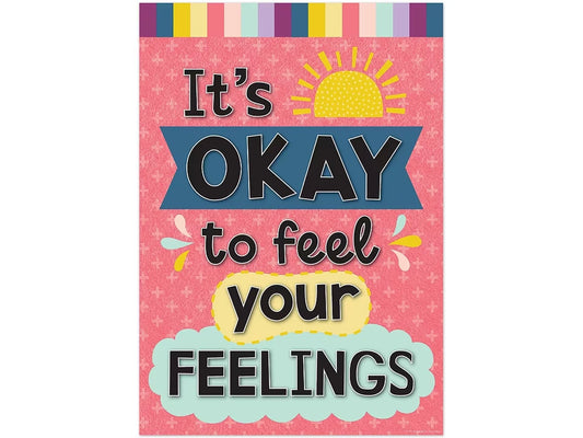 Oh Happy Day! It’s Okay to Feel Your Feelings Poster - US 5334
