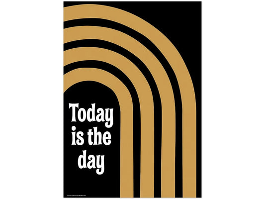 Wonderfully Wild Today Is the Day Poster - US 6181