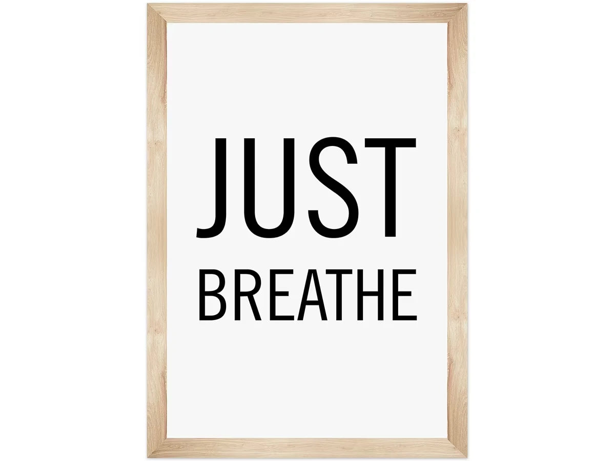 Simply Boho Just Breathe Poster - US 4048