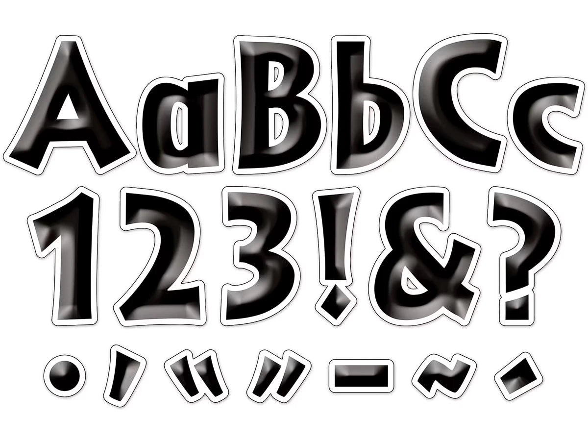 Black Tie Affair 4" Punch-Out Letters - US 7887