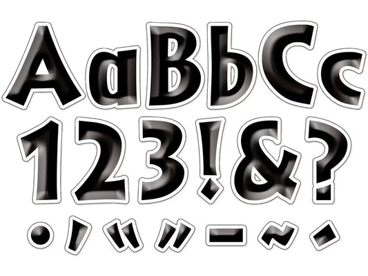 Black Tie Affair 4" Punch-Out Letters - US 7887