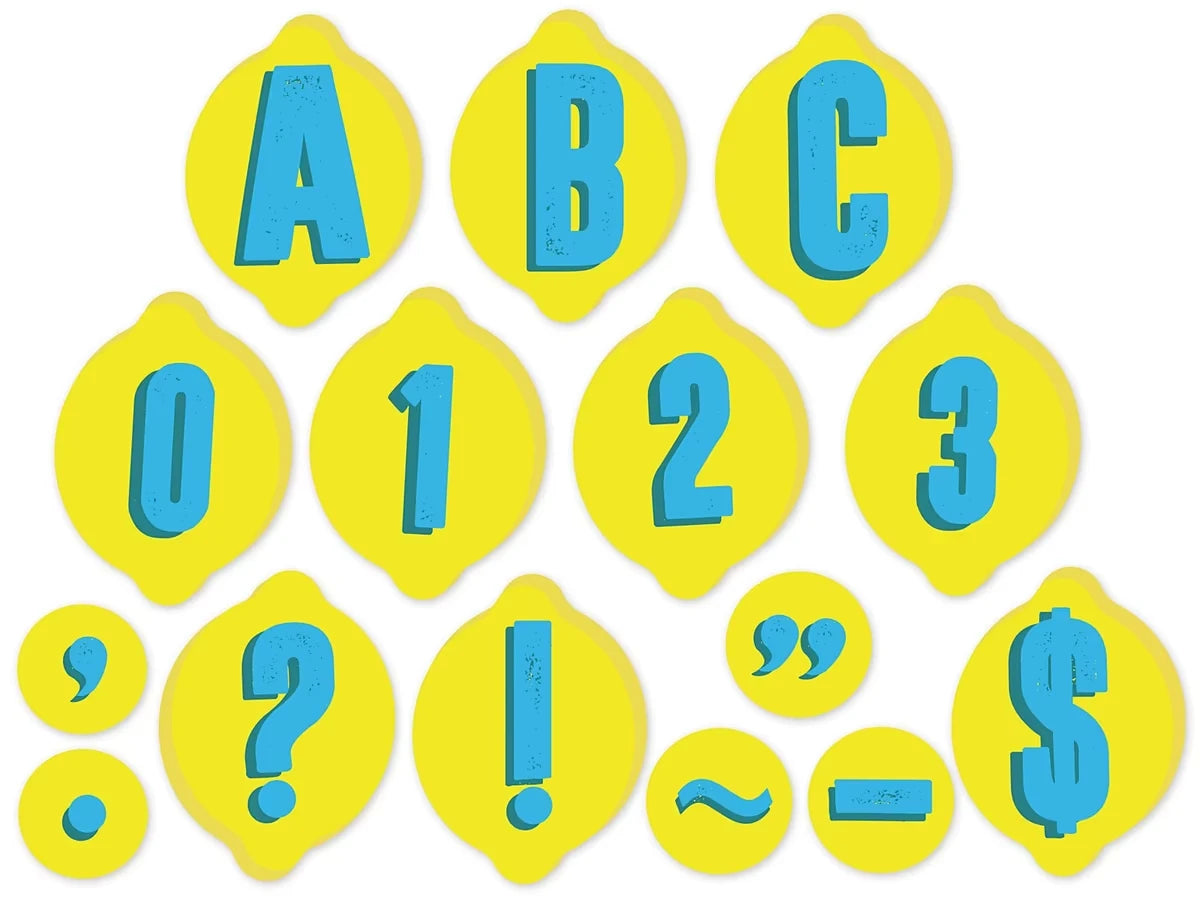 Always Try Your Zest 4" Punch-Out Letters - US 3304