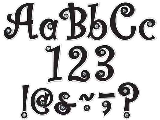 Jeweled 5" Punch-Out Letters - US 8957