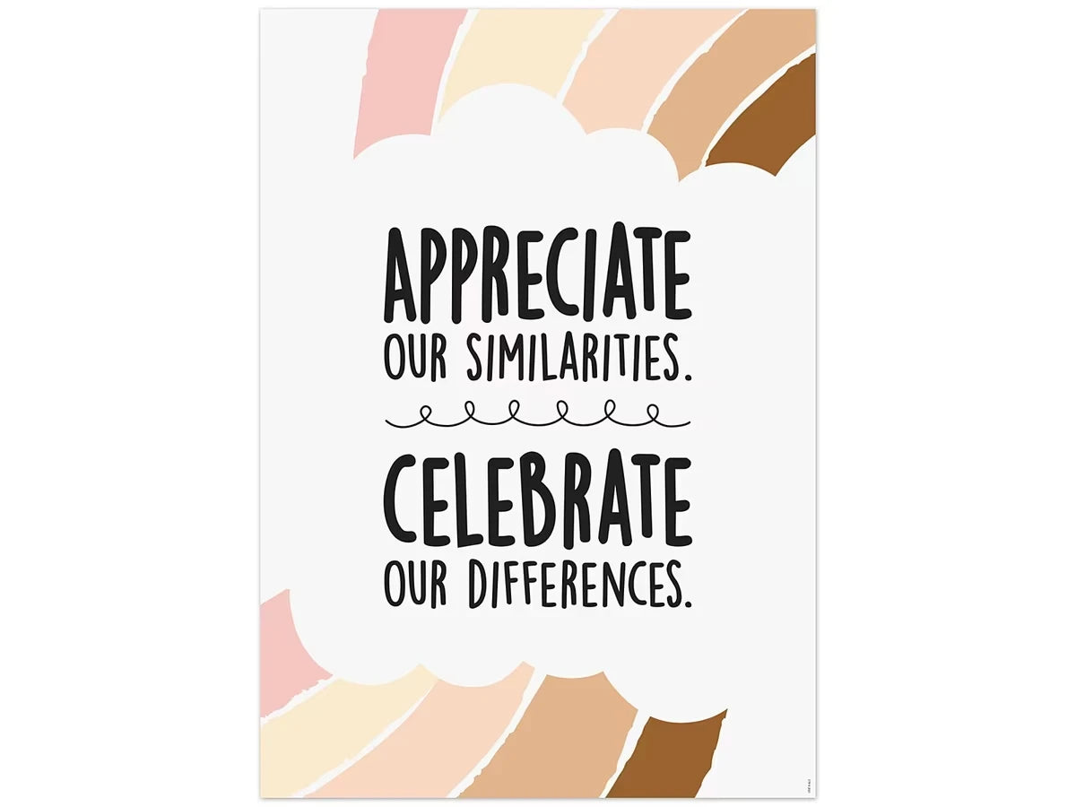 Appreciate Our Similarities, Celebrate Our Differences Poster - US 2529